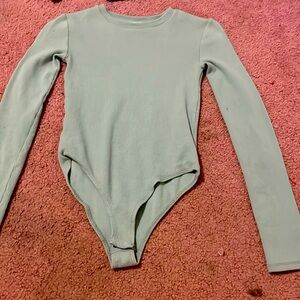 matcha colored  bodysuit never worn no tags